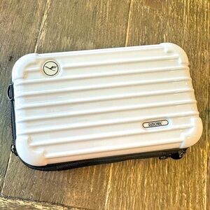 Rimowa Lufthansa First Class Travel Amenity Kit  Hard Case Empty - PEARL WHITE